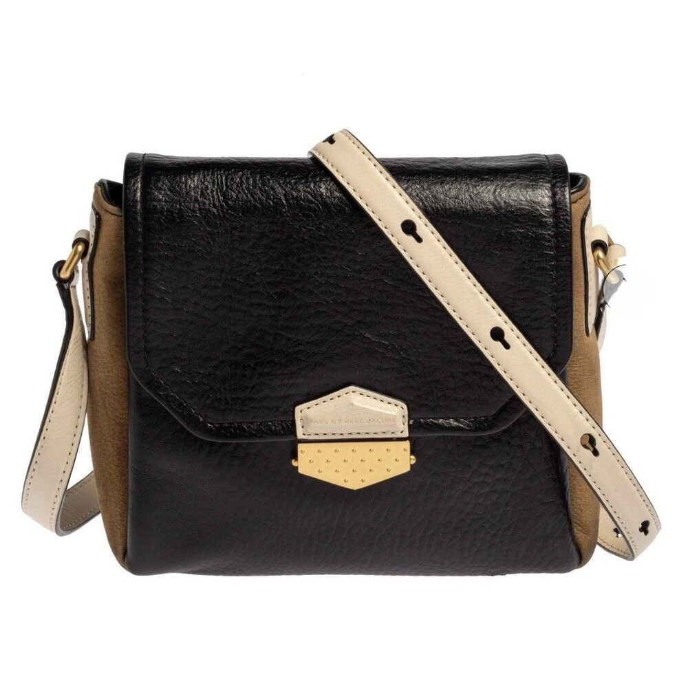 Marc By Marc Jacobs Multicolor Leather And Nubuck Crossbody Bag Trump Color $285 - Picture 1 of 16